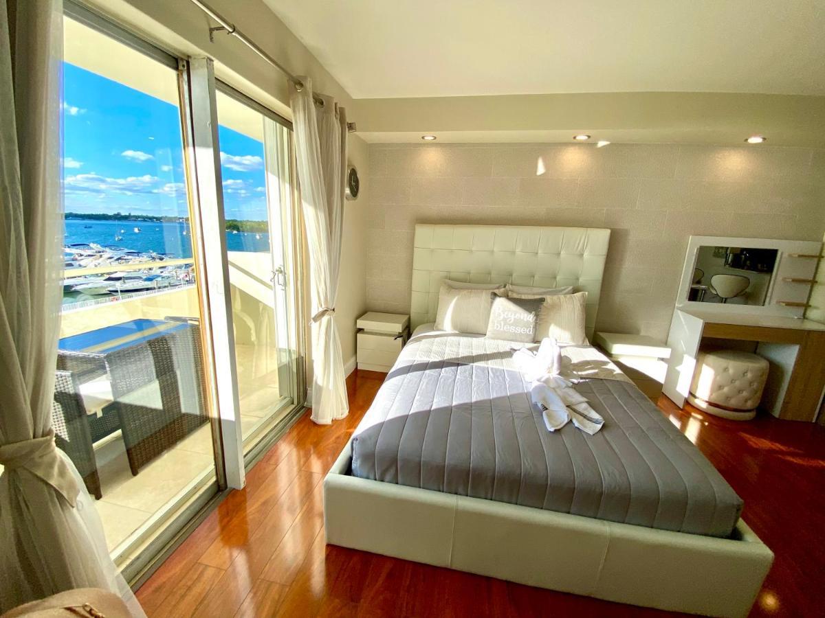 Modern Waterfront Apartment With Miami Skyline View, Free Parking 5 Mins Drive To 迈阿密海滩 外观 照片